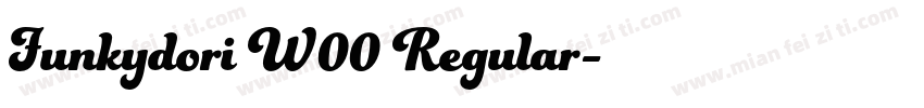 Funkydori W00 Regular字体转换